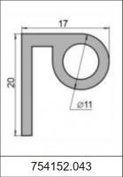 Профиль силиконовый 754152.044