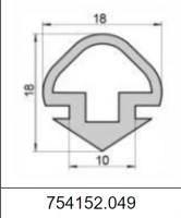 Профиль силиконовый 754152.049